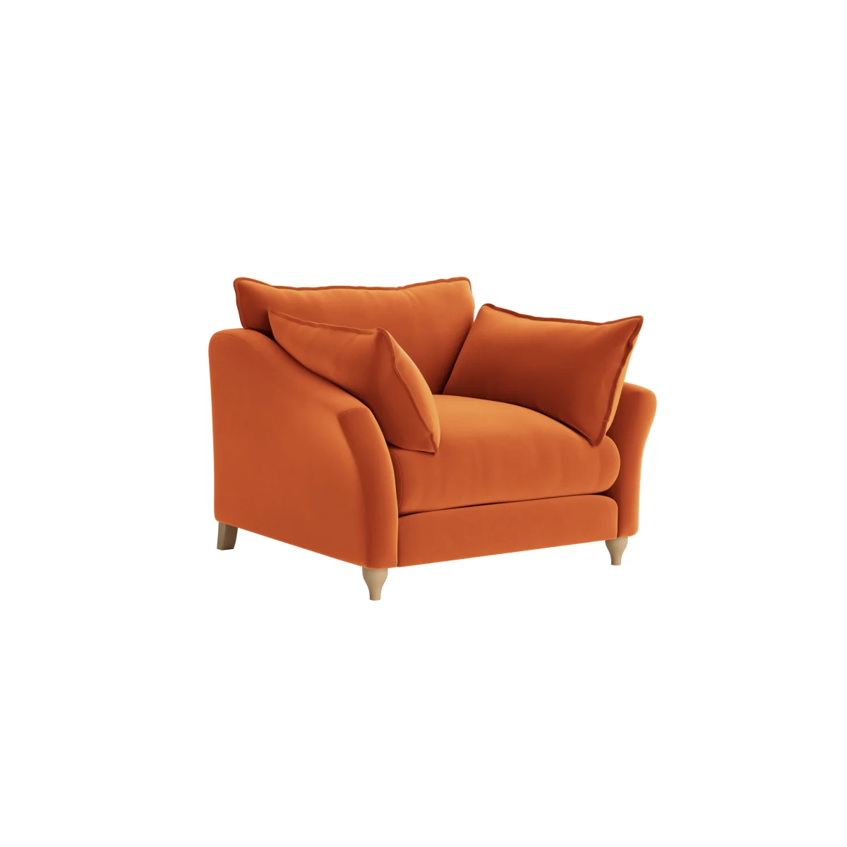 Brioche Flat-Packed Armchair (Bobbing Buoy Clever Velvet) – image 2