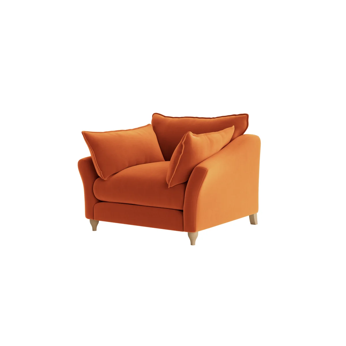 Brioche Flat-Packed Armchair (Bobbing Buoy Clever Velvet) – image 6
