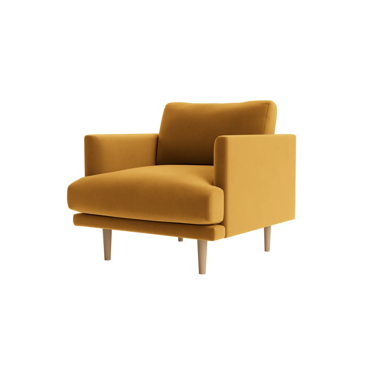 Jeffers Armchair (Butterscotch Clever Velvet) – image 6