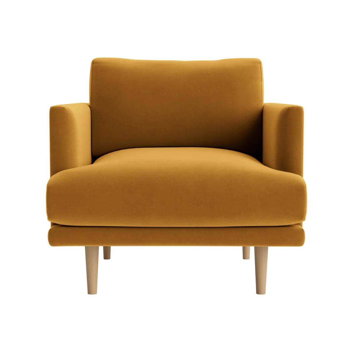 Jeffers Armchair (Butterscotch Clever Velvet) – image 1