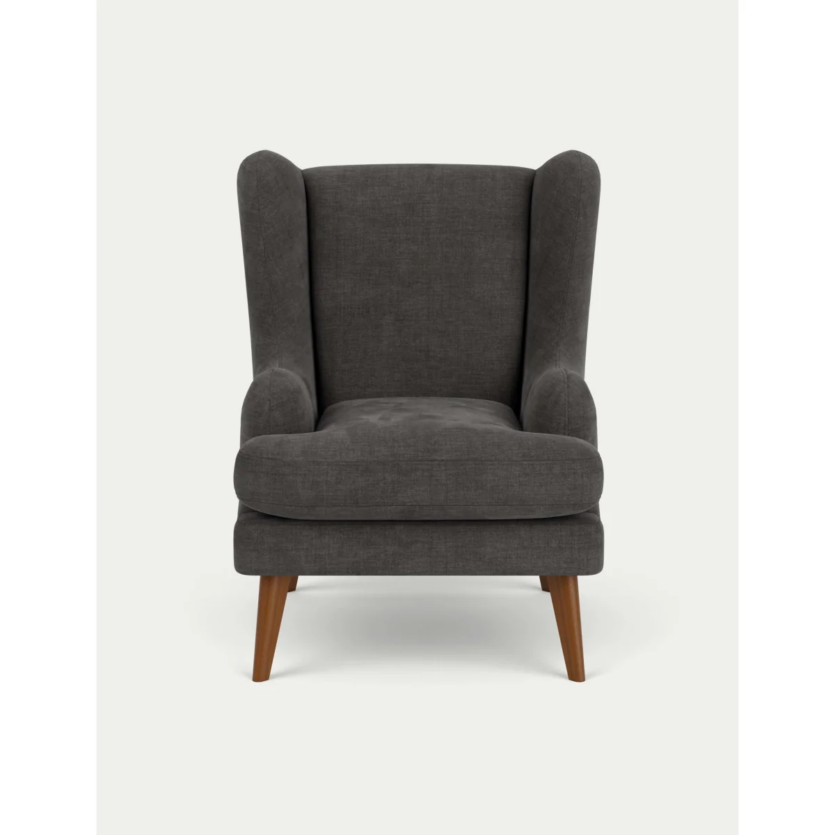 BARKER AND STONEHOUSE Sven Chenille Armchair Dark Orange – image 3