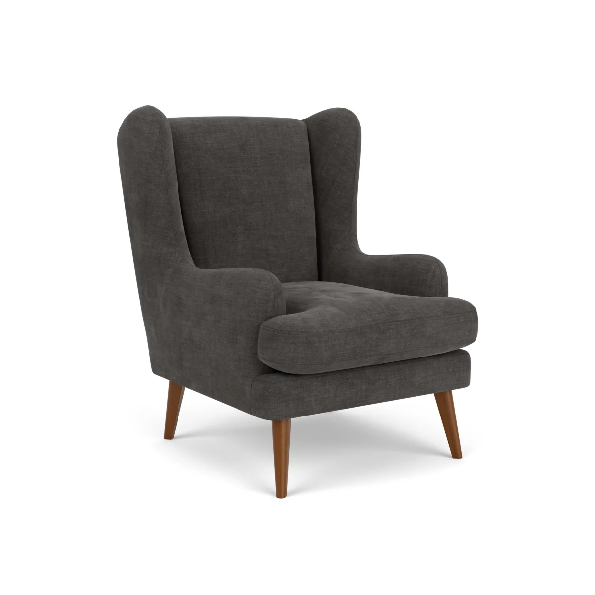 BARKER AND STONEHOUSE Sven Chenille Armchair Dark Orange – image 4