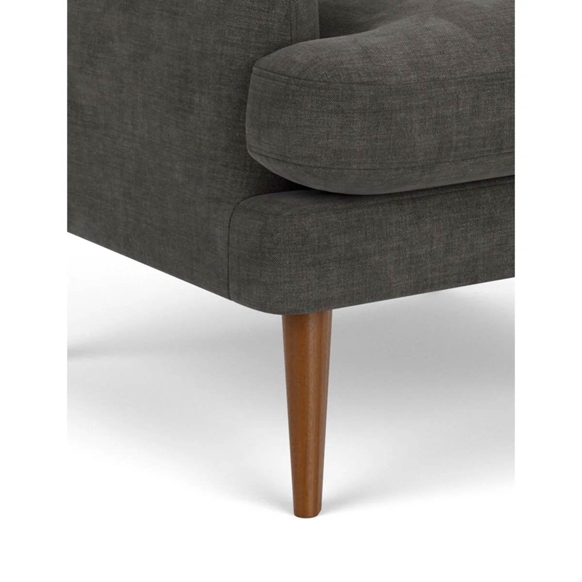BARKER AND STONEHOUSE Sven Chenille Armchair Dark Orange – image 7