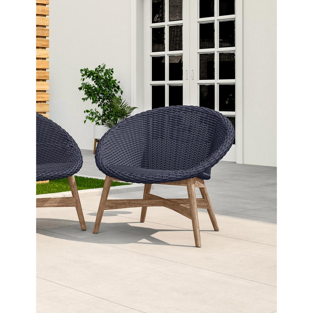 M&S Capri Garden Armchair - Navy, Navy – image 2