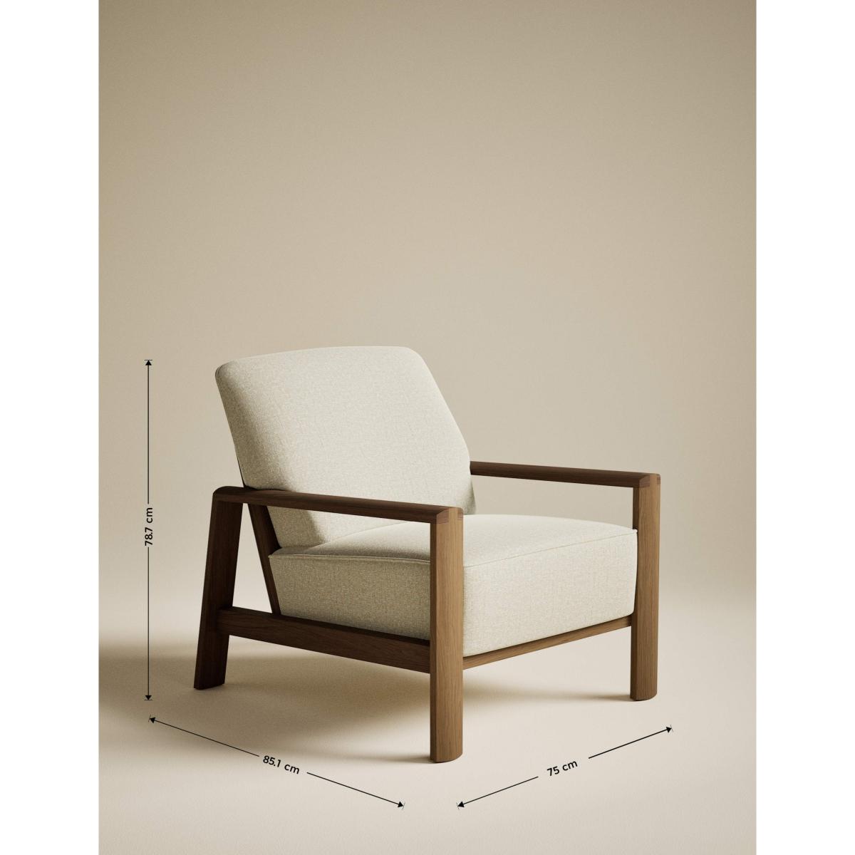 M&S Collection Dempsey Accent Chair - Soft White, Soft White – image 8