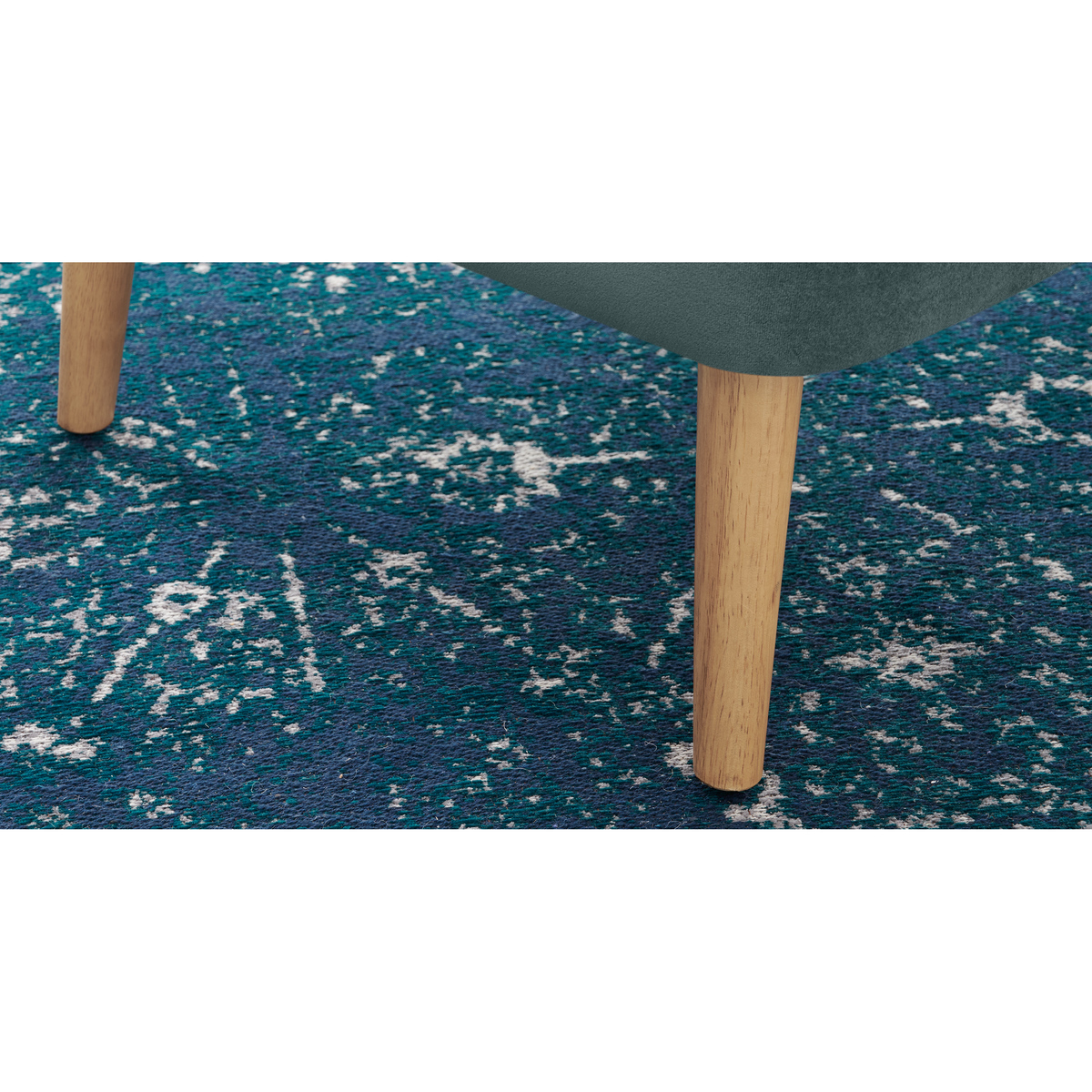 Charley Accent Armchair, Marine Green Velvet – image 4