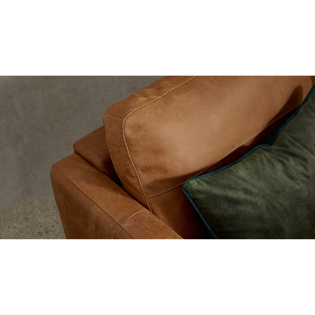 Jarrod Armchair, Outback Tan Leather – image 4