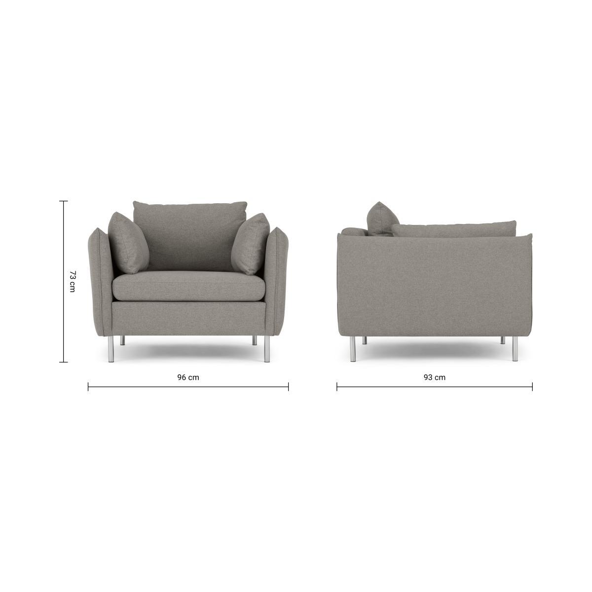 Vento Armchair, Manhattan Grey – image 9