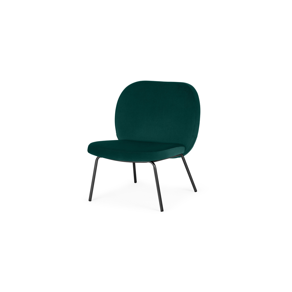 Safia Accent Armchair, Seafoam Blue Velvet – image 2