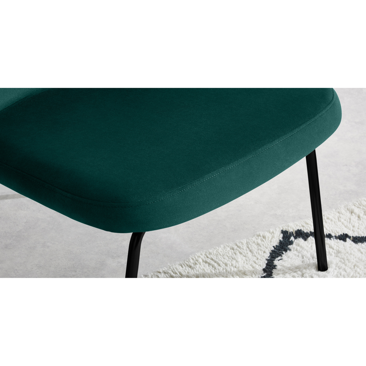 Safia Accent Armchair, Seafoam Blue Velvet – image 6