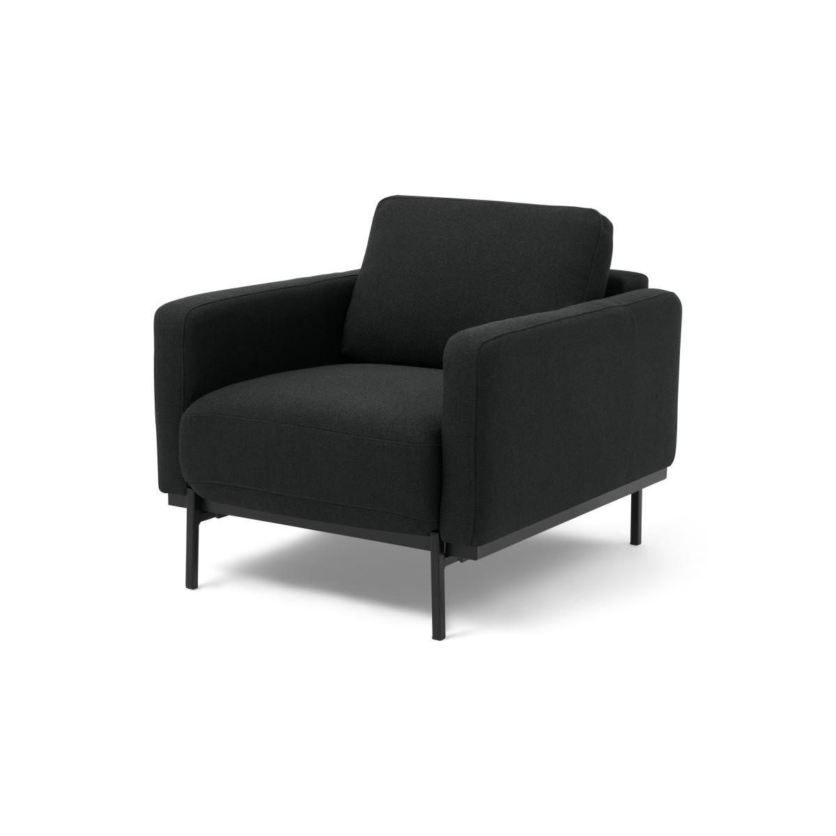 Jarrod Armchair, Midnight Black Weave – image 3