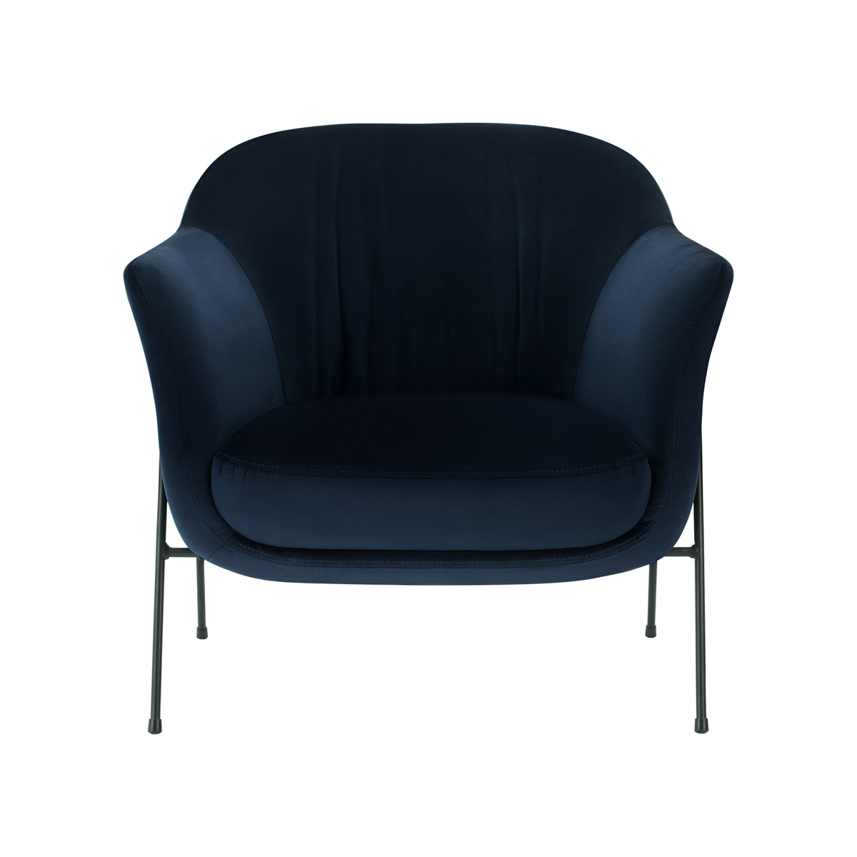 Lucie Accent Armchair, Archie Blue Velvet – image 1