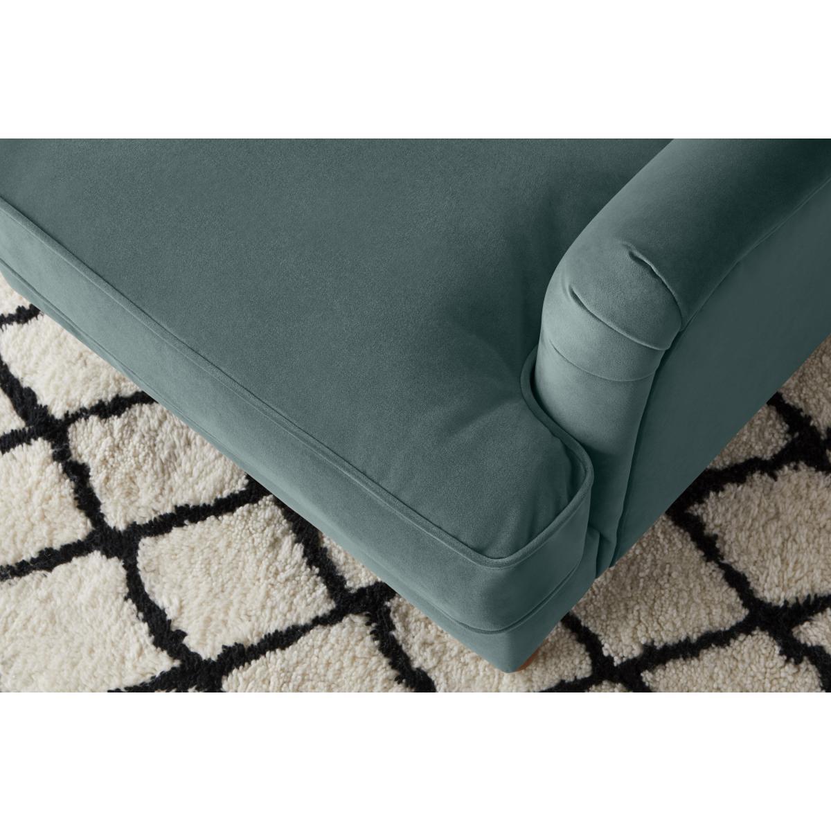 Orson Small Armchair, Marine Green Velvet – image 5