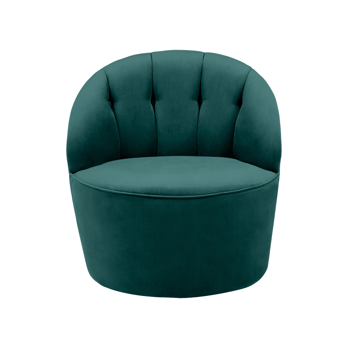 Margot Swivel Accent Armchair, Peacock Blue Velvet – image 1
