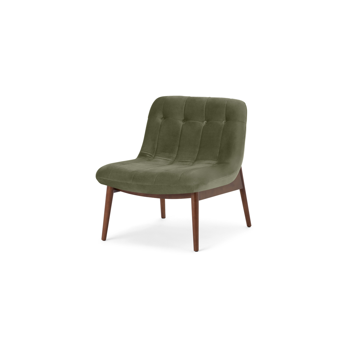Halbert Accent Armchair, Sycamore Green Velvet – image 2