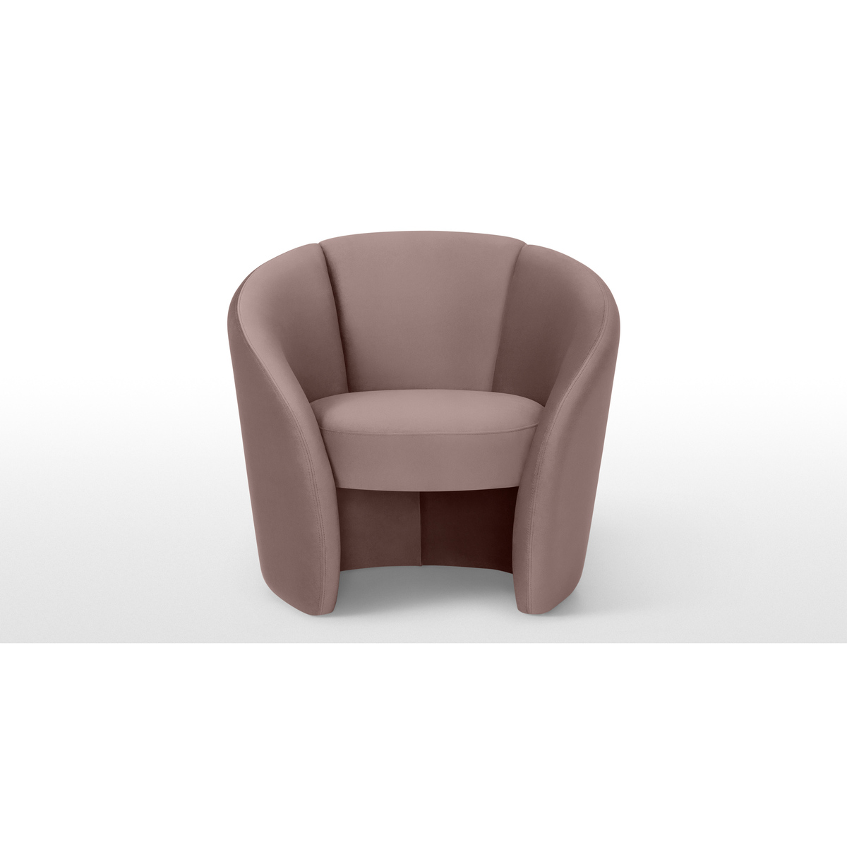 Abigail Accent Armchair, Pearl Pink Velvet – image 7