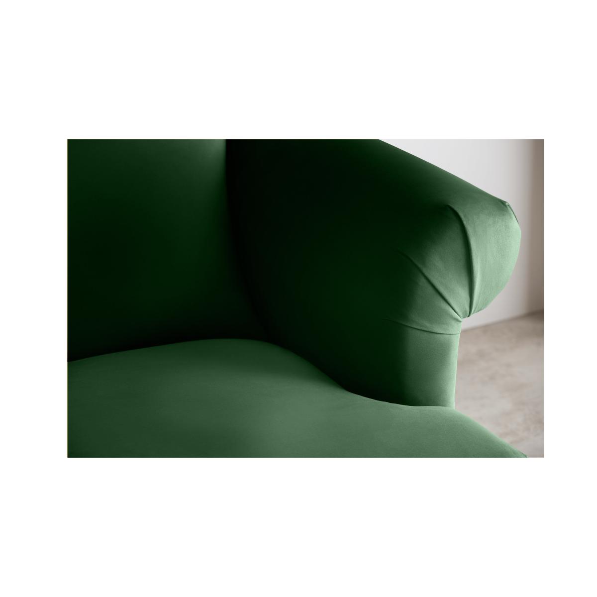 Claudia Loveseat, Forest Green Recycled Velvet – image 5