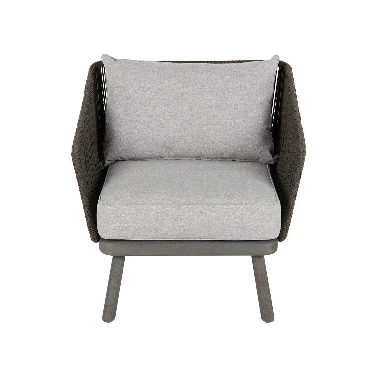 Alif Garden Armchair, Grey Acacia Wood – image 2