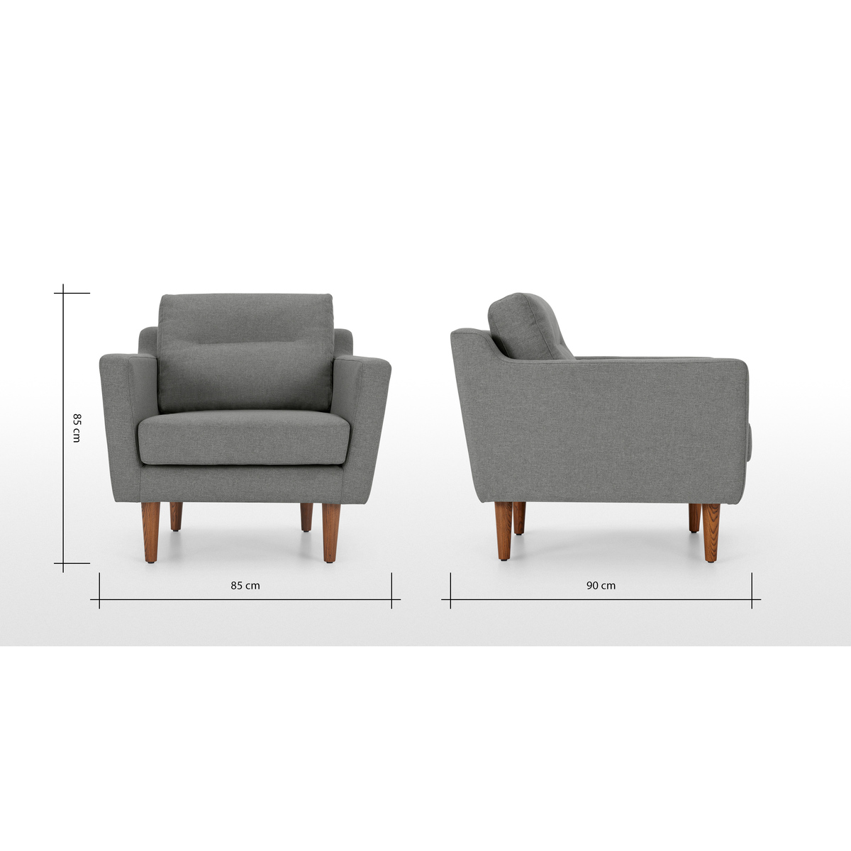 Walker Armchair, Mountain Grey – image 8