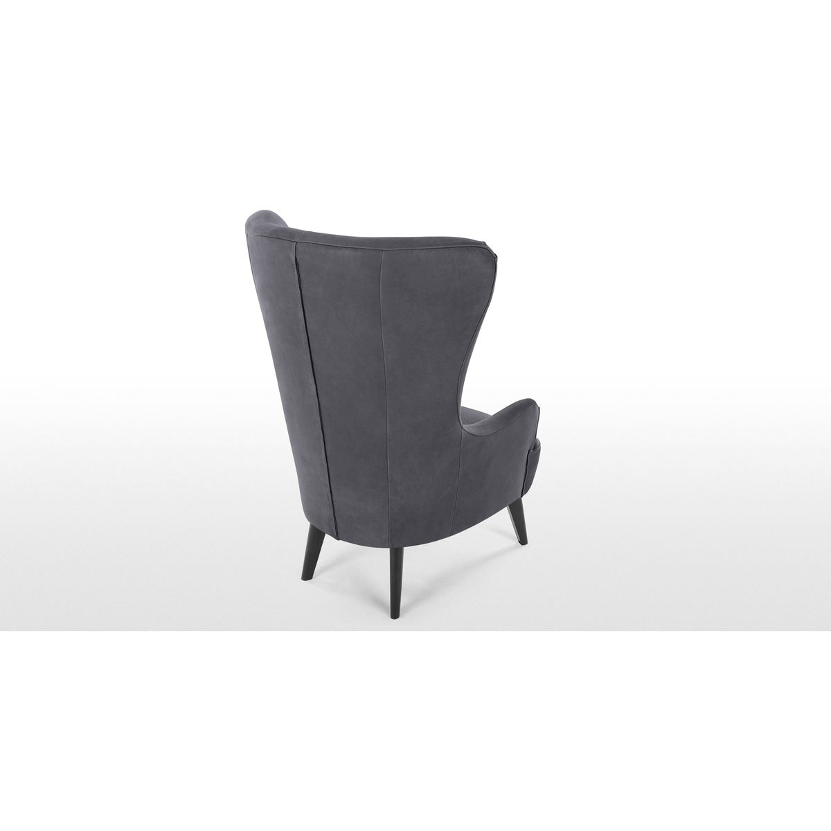Bodil Accent Armchair, Grey Leather – image 5