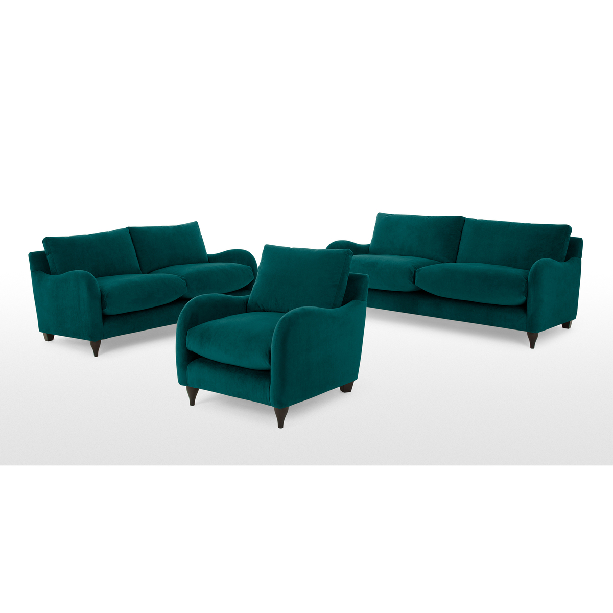 Sofia Armchair, Plush Mallard Velvet – image 6