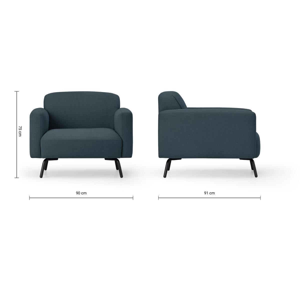 Toula Armchair, Aegean Blue – image 9