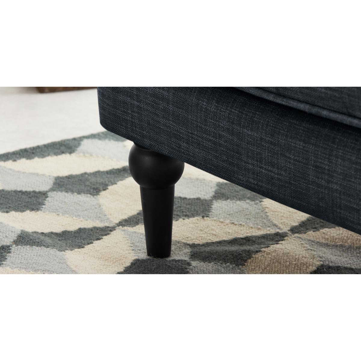 Flynn Armchair, Atlantic Blue Linen Mix – image 6