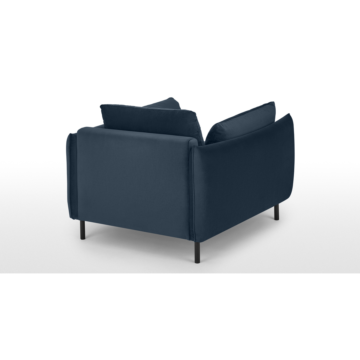 Vento Armchair, Sapphire Blue Velvet – image 5