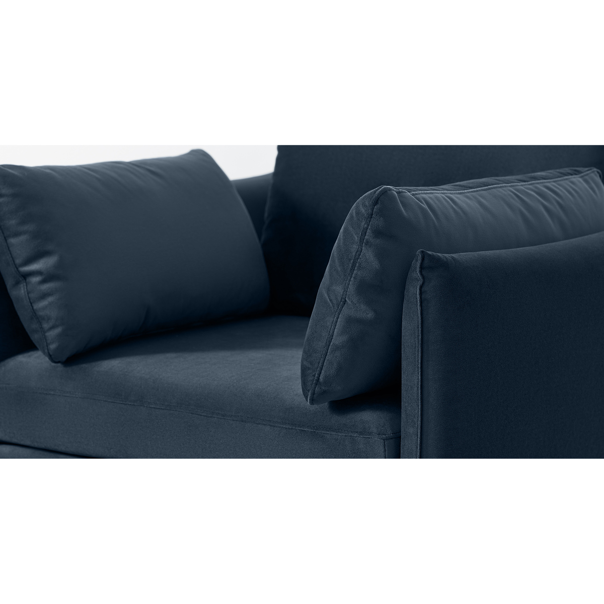 Vento Armchair, Sapphire Blue Velvet – image 6