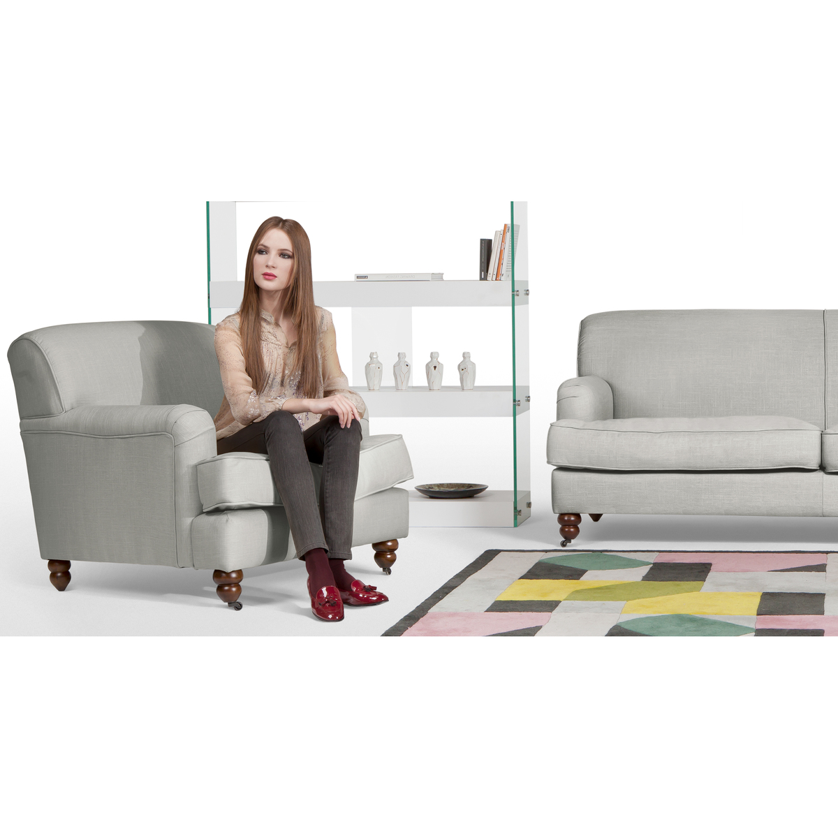 Orson Armchair, Chic Grey – image 2