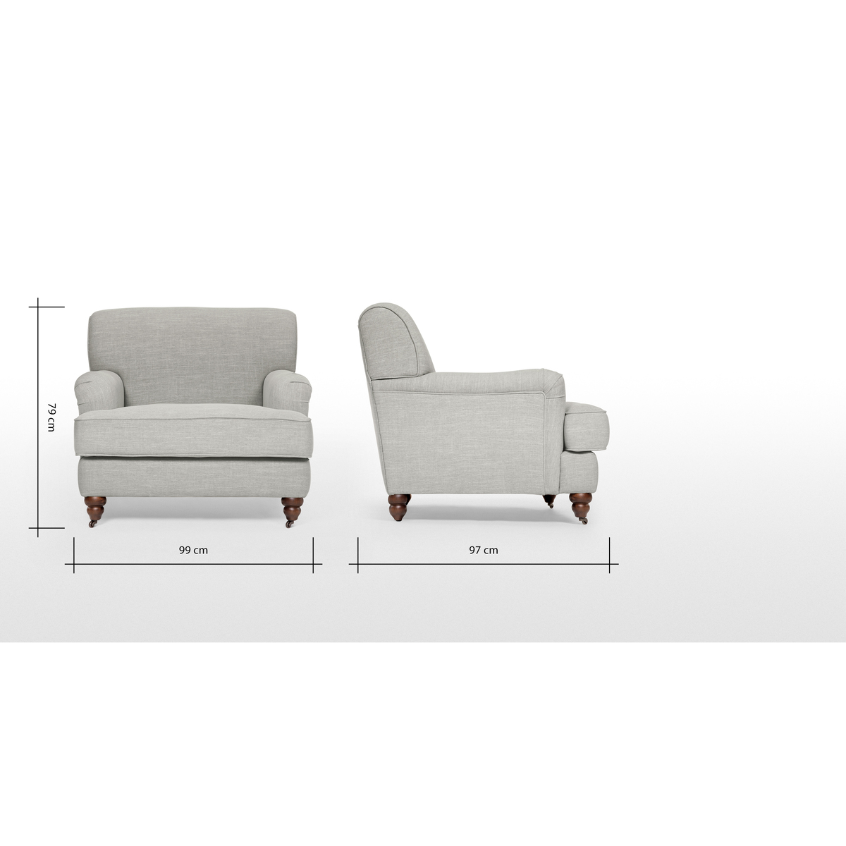 Orson Armchair, Chic Grey – image 5