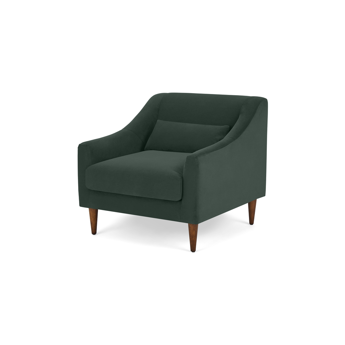 Herton Armchair, Autumn Green Velvet – image 2