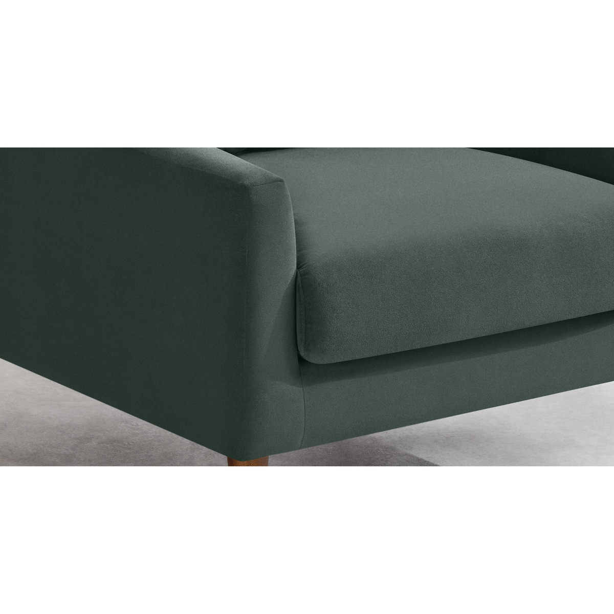 Herton Armchair, Autumn Green Velvet – image 4