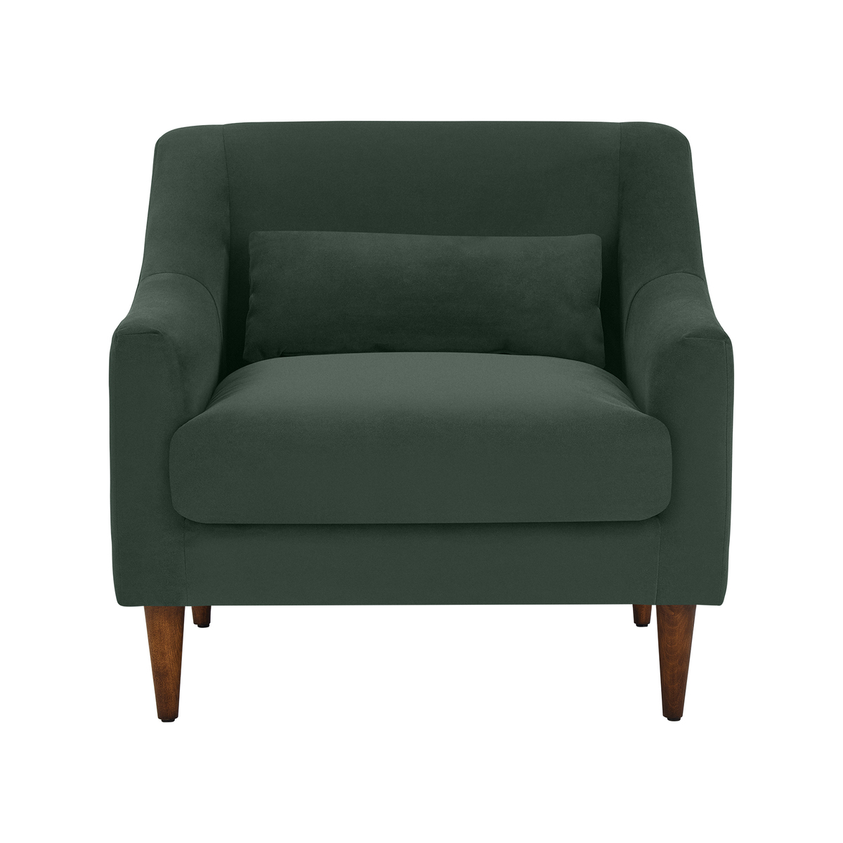 Herton Armchair, Autumn Green Velvet – image 1