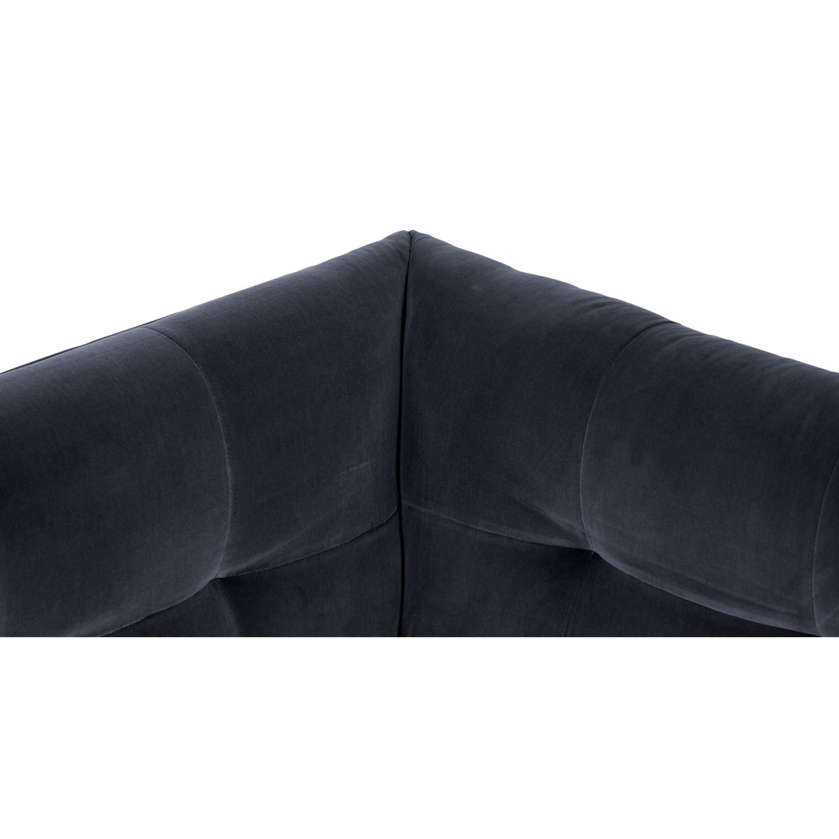 Connor Armchair, Navy Cotton Velvet – image 4