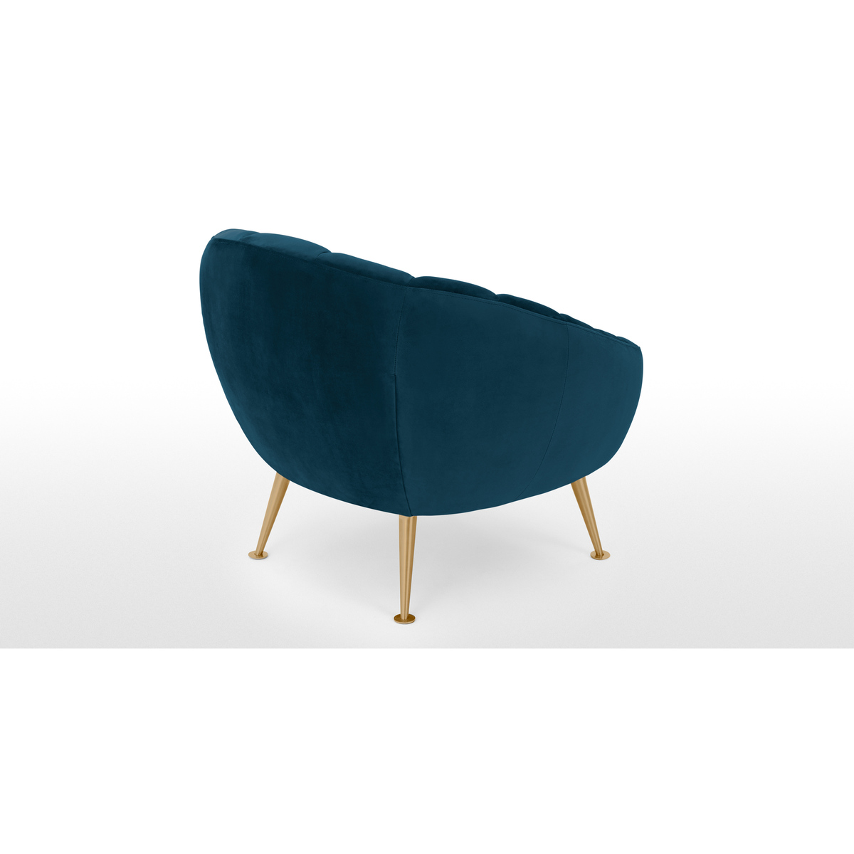 Primrose Accent Armchair, Petrol Teal Velvet – image 4