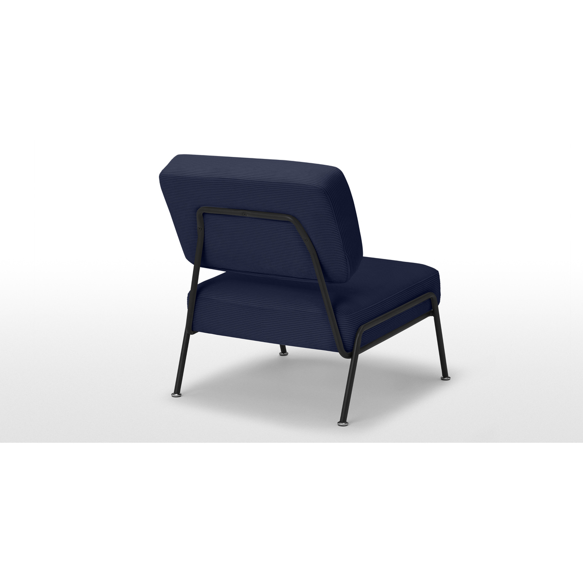 Knox Accent Armchair, Navy Corduroy Velvet – image 5