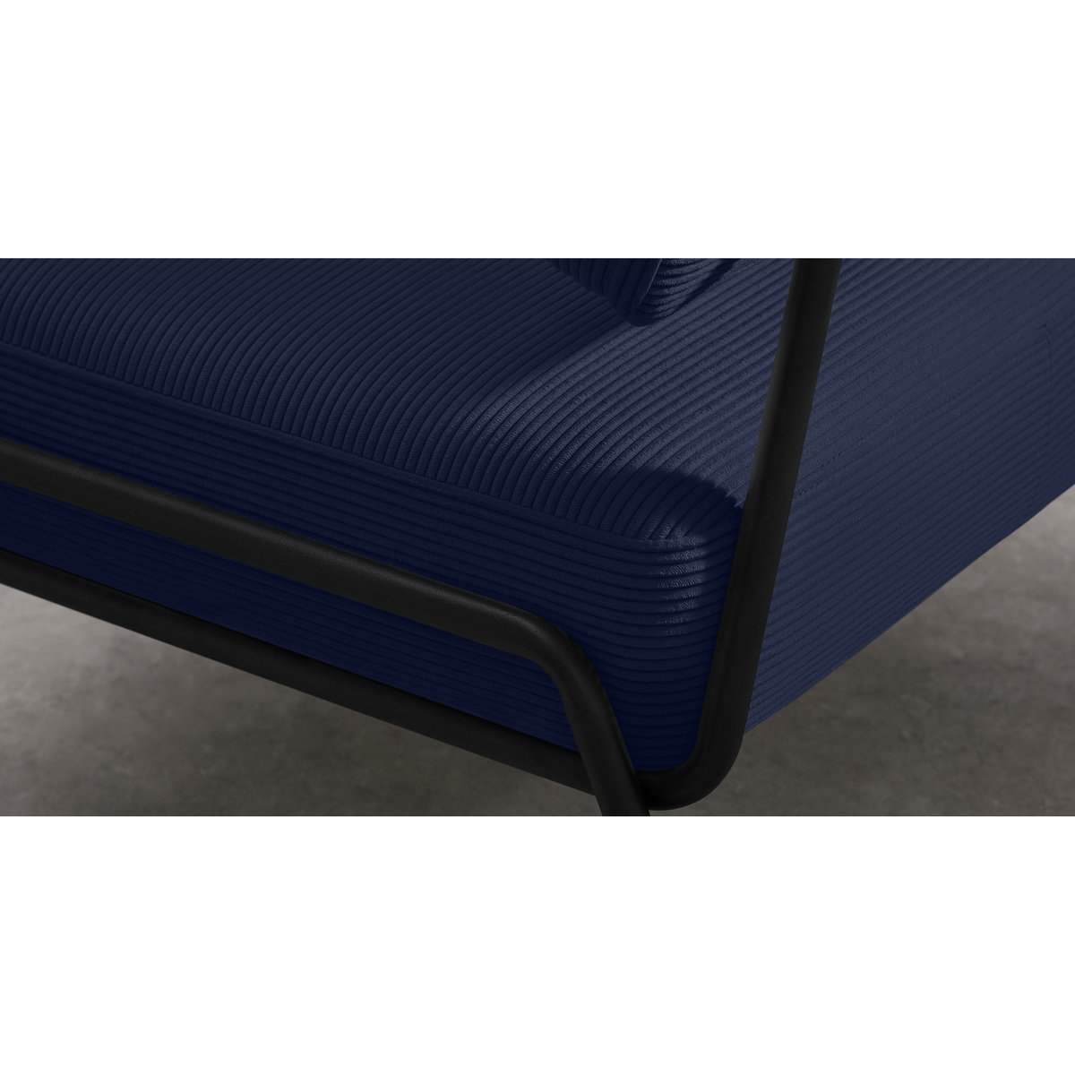 Knox Accent Armchair, Navy Corduroy Velvet – image 6