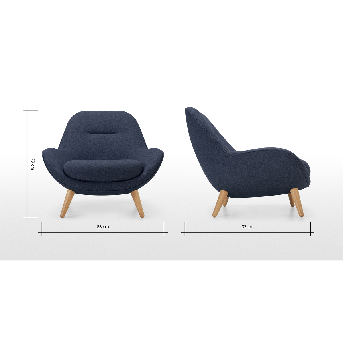 Karmello Accent Armchair, Flavio Blue – image 8