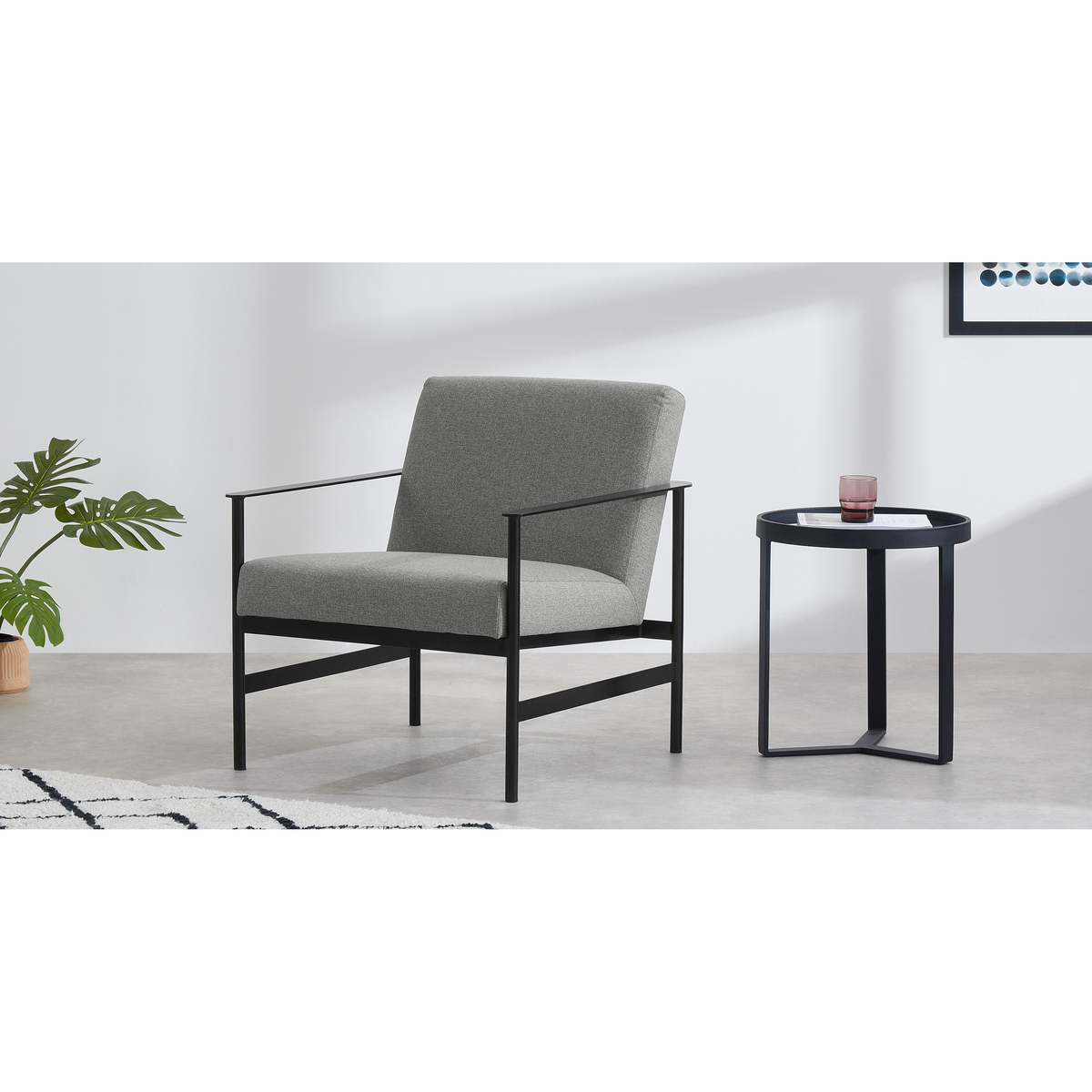 Alford Accent Armchair. Mountain Grey – image 3