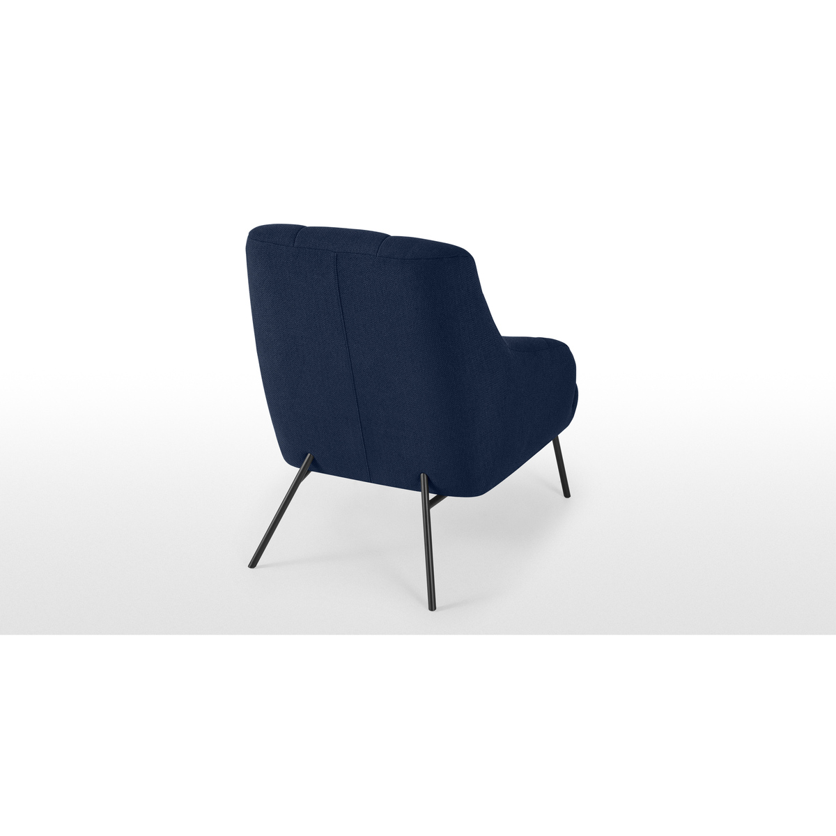 Howley Accent Armchair, Midnight Blue Weave – image 3
