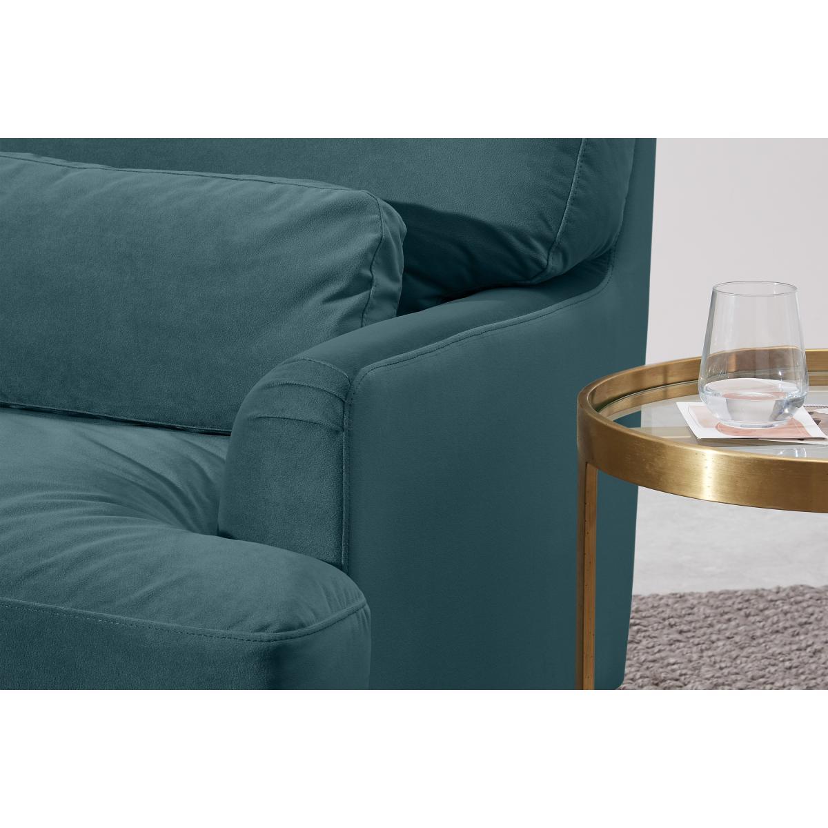 Tamyra Loveseat, Coastal Blue Velvet – image 5