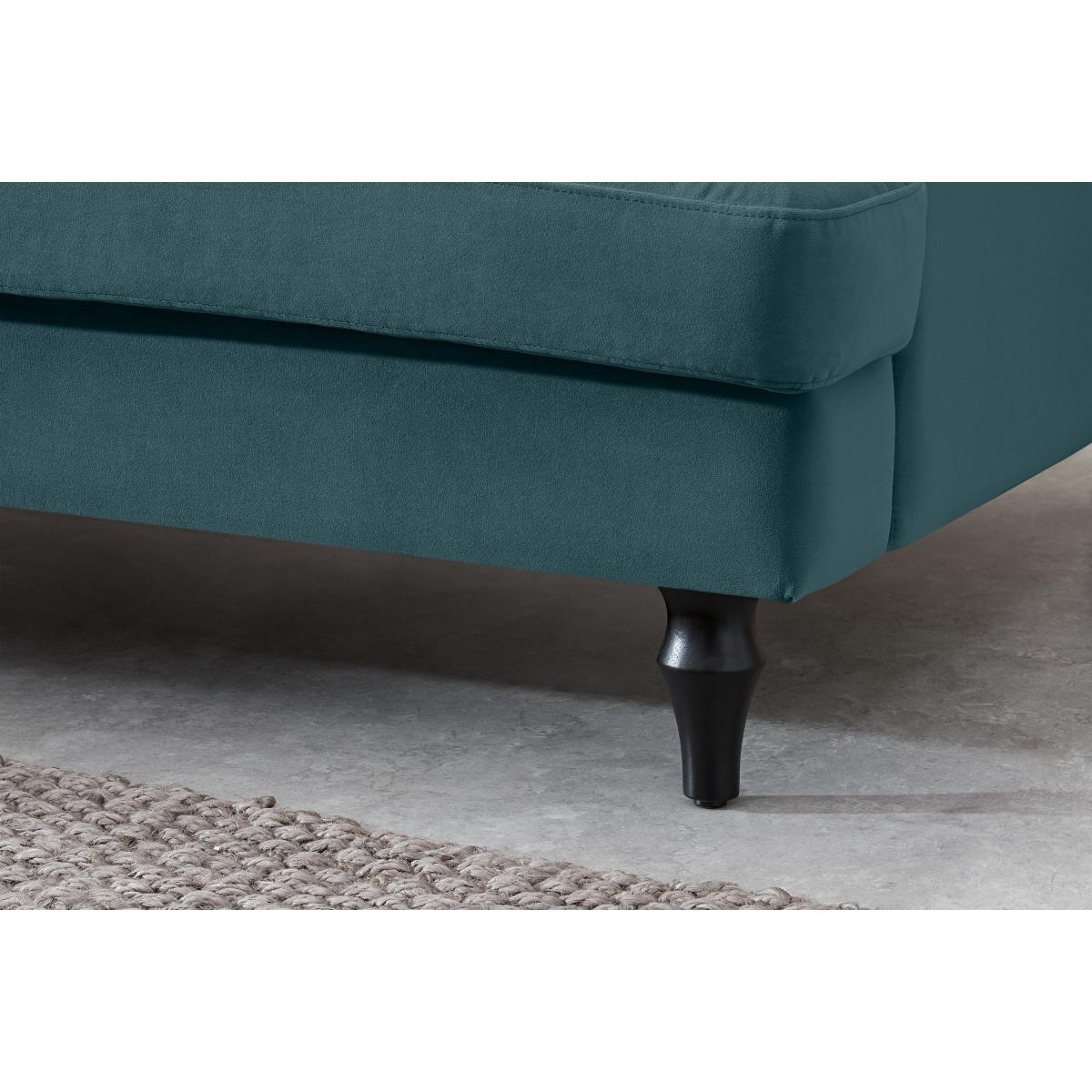 Tamyra Loveseat, Coastal Blue Velvet – image 6