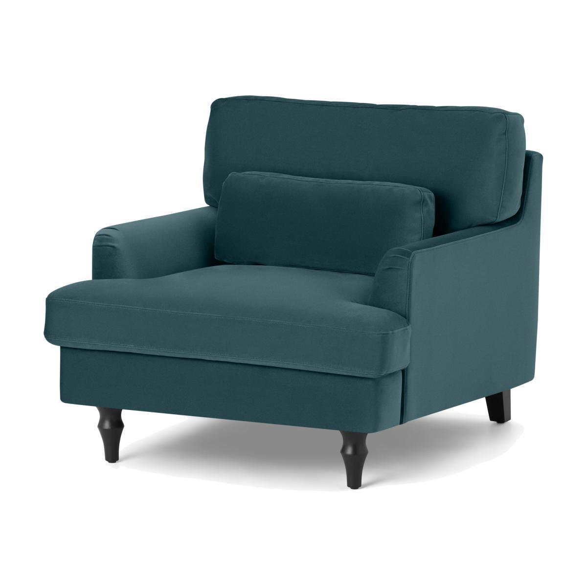 Tamyra Loveseat, Coastal Blue Velvet – image 1