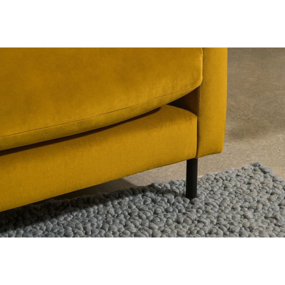 Russo Loveseat, Mustard Recycled Velvet – image 6