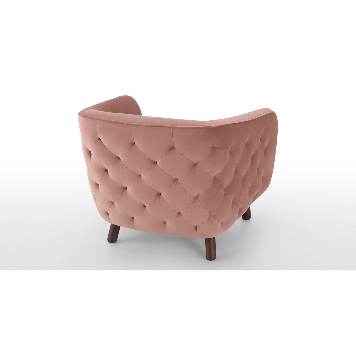 Esther Accent Armchair, Vintage Pink Velvet – image 5