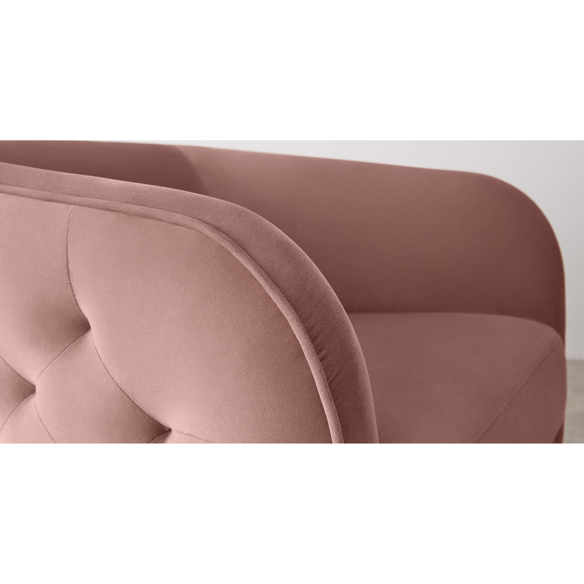 Esther Accent Armchair, Vintage Pink Velvet – image 6