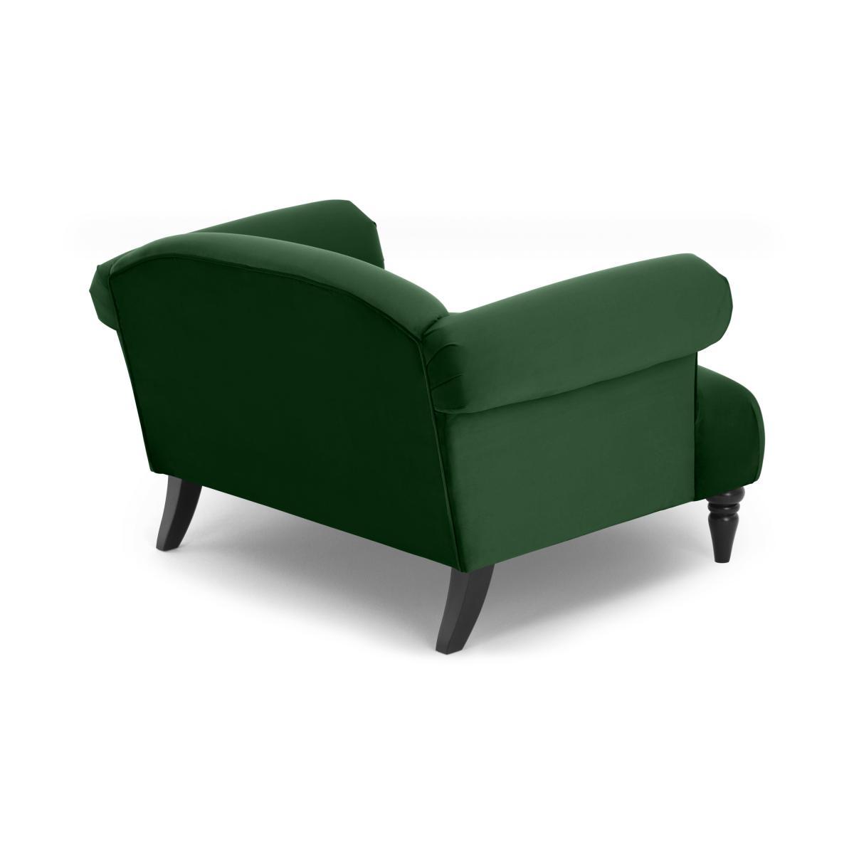 Claudia Loveseat, Forest Green Velvet – image 6