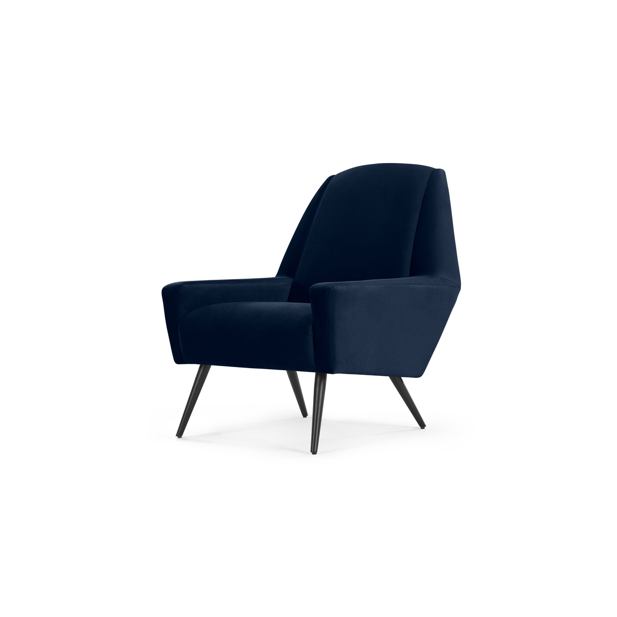 Roco Accent Armchair, Ink Blue Velvet – image 2