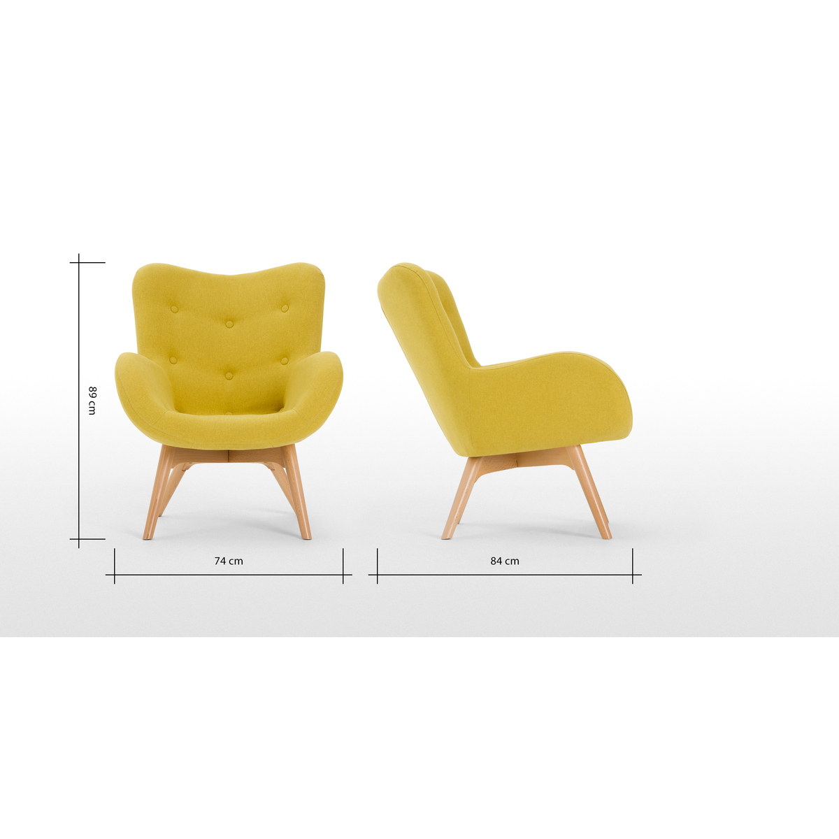Doris Accent Armchair, Shetland Moss – image 10